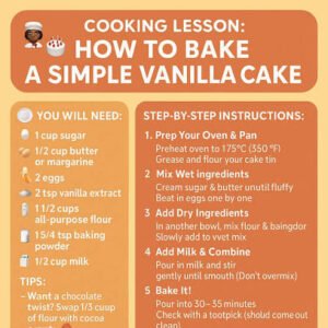 how to bake a cake